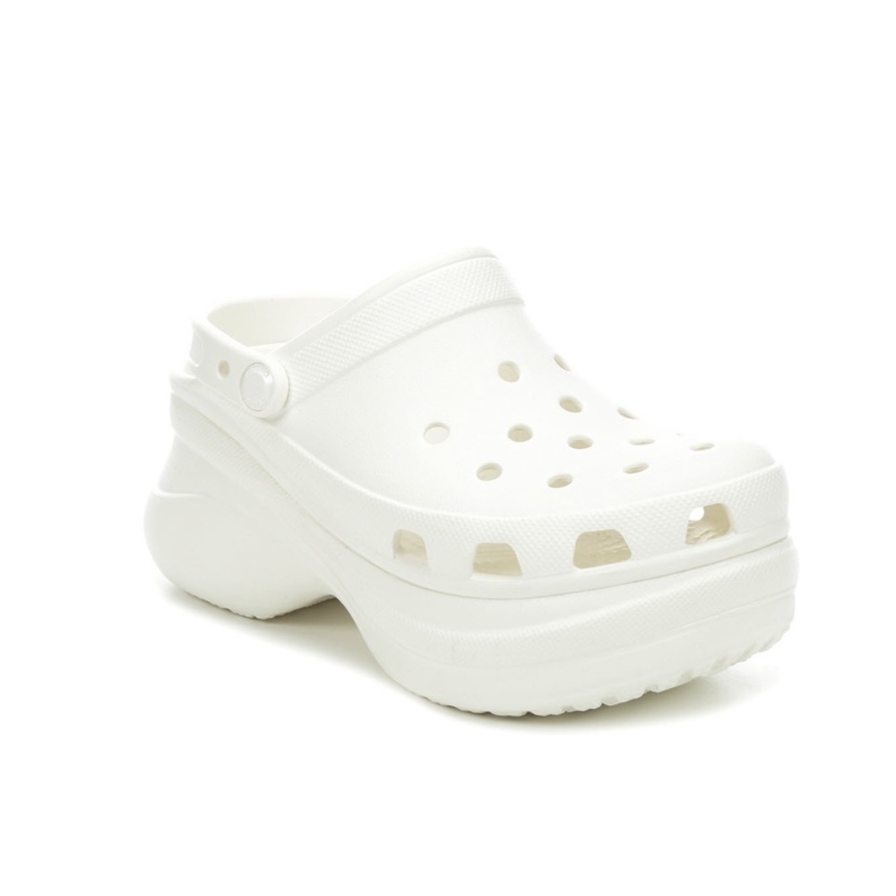 White classic bae crocs